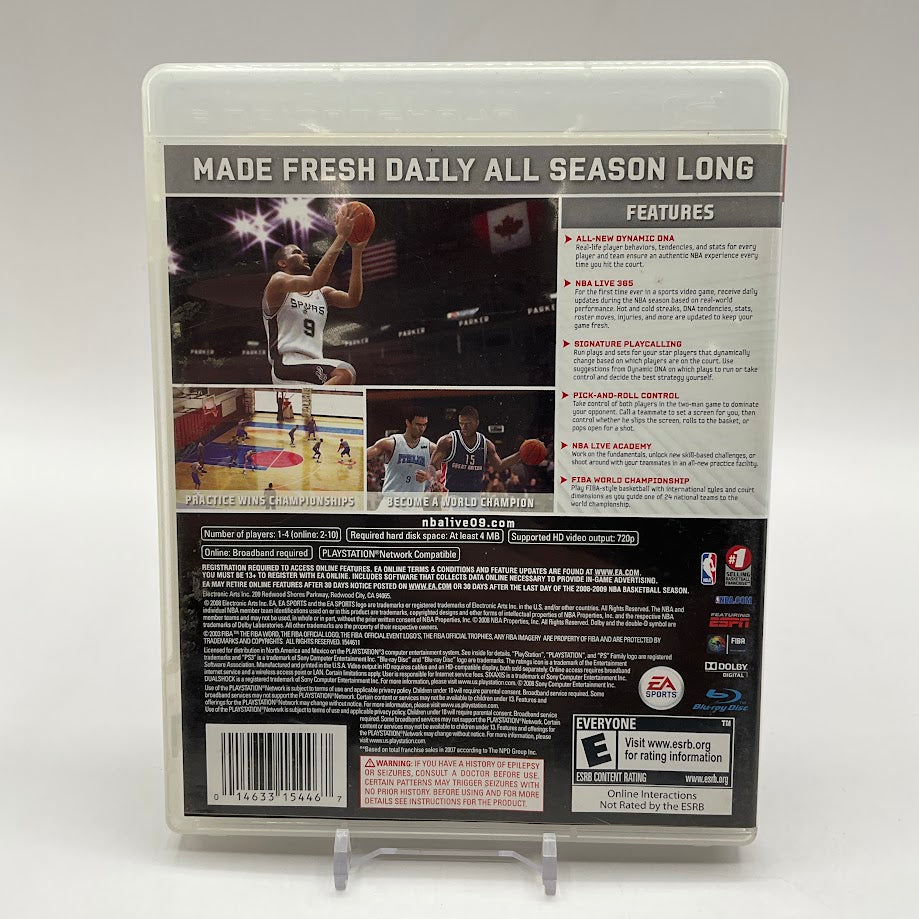 NBA Live 09 Playstation 3 Used、Collector Store LLC - VG、kayou