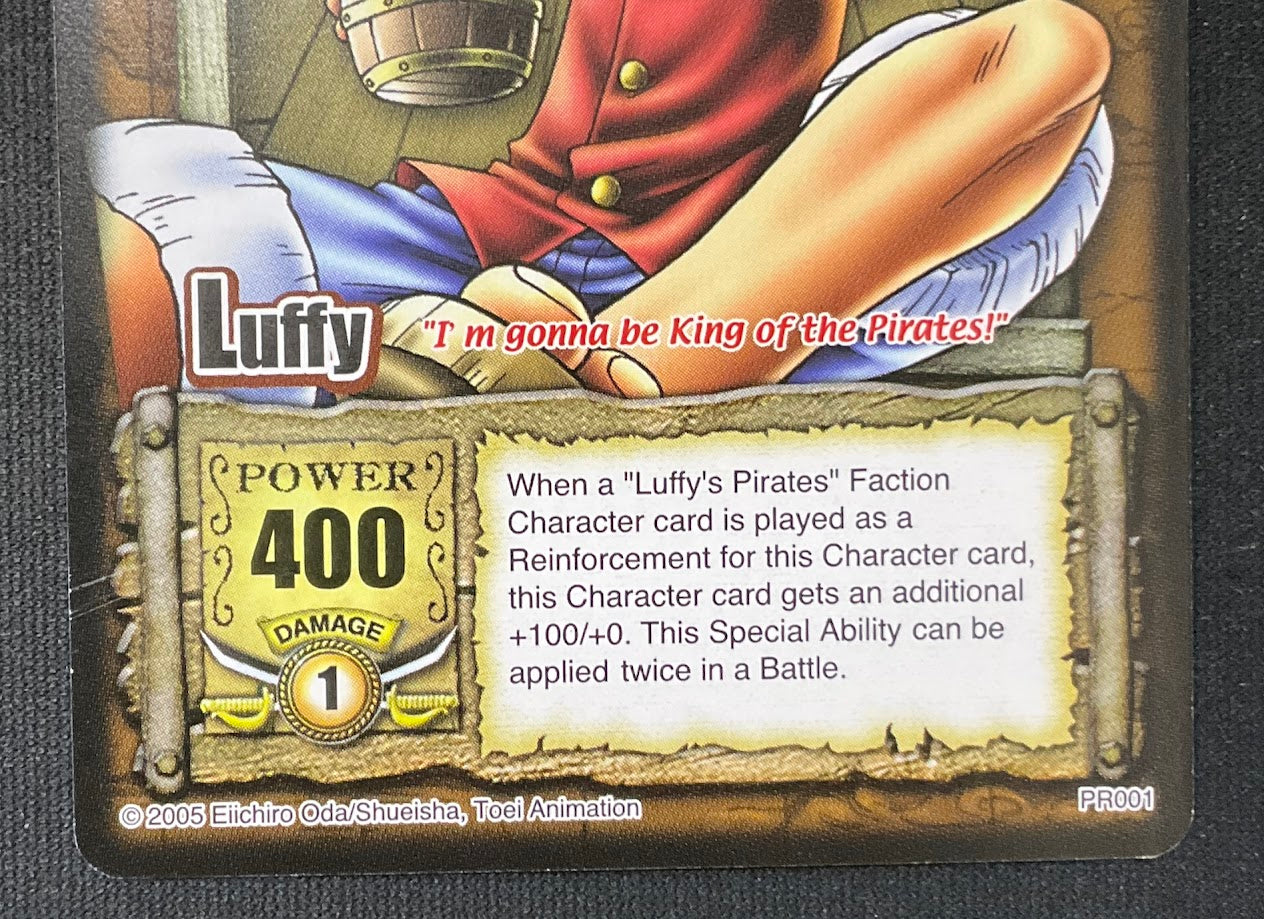 Pirate's Ambition Luffy One Piece CCG Shonen Jump Promo Card PO001、Collector Store LLC Gaming、kayou