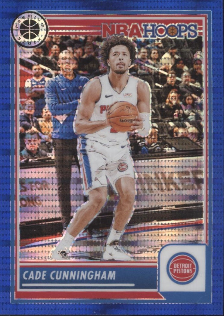 Cade Cunningham 2023-24 Panini Premium Stock Hoops Blue Pulsar Prizm 59/75 #258、Collector Store LLC、kayou