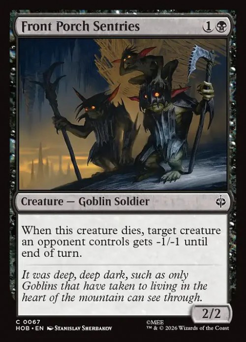 MtG The Hobbit Common Front Porch Sentries #67、ToyWiz、kayou