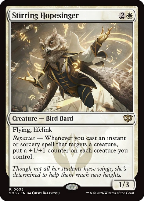 Stirring Hopesinger (Foil) | Secrets of Strixhaven、Magic: The Gathering、kayou
