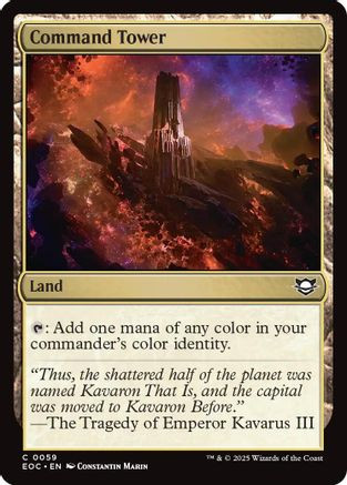 Command Tower (EOC-059) - Commander: Edge of Eternities、Wizards of the Coast、kayou