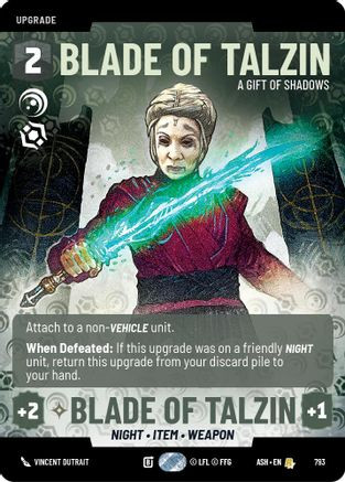 Blade of Talzin - A Gift of Shadows (Prestige) (793) - Ashes of the Empire、Fantasy Flight Games、kayou