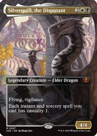 Silverquill, the Disputant (Borderless) (SOS-287) - Secrets of Strixhaven、Wizards of the Coast、kayou