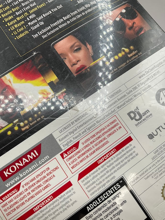 Def Jam Rapstar Microphone Bundle Wii Sealed、Collector Store LLC - VG、kayou