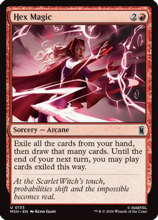 Hex Magic (MSH-133) - Marvel Super Heroes Foil、Wizards of the Coast、kayou