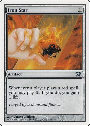 Iron Star (8ED-304) - 8th Edition Foil、Wizards of the Coast、kayou