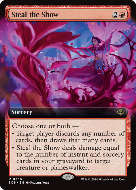 Steal the Show (Extended Art) | Secrets of Strixhaven、Magic: The Gathering、kayou