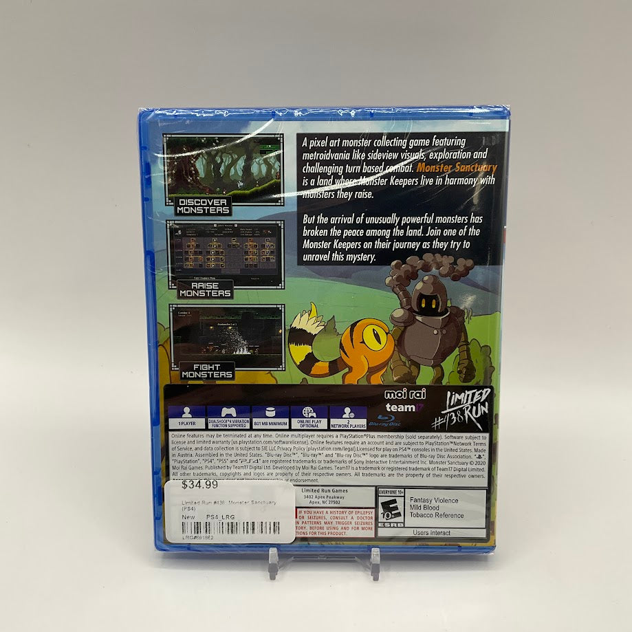Monster Sanctuary Playstation 4 Sealed、Collector Store LLC - VG、kayou