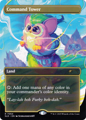 Command Tower (Foil) (Secret Lair - Furby: Doo-Ay Noo-Lah) | Secret Lair Drops、Magic: The Gathering、kayou