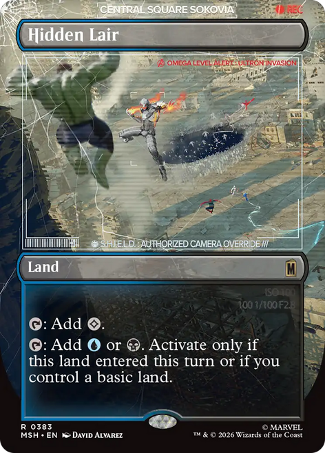 Hidden Lair (Borderless Art) | Marvel Super Heroes、Magic: The Gathering、kayou