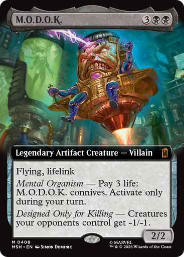 M.O.D.O.K. (Extended Art Foil) | Marvel Super Heroes、Magic: The Gathering、kayou