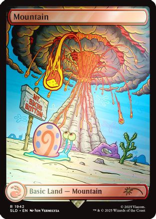 Mountain (1942) (Rainbow Foil) (SLD-1942) - Secret Lair Drop Series Foil、Wizards of the Coast、kayou