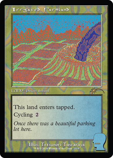 Irrigated Farmland (Foil) (Secret Lair - Brain Dead: New Earth Mentality) | Secret Lair Drops、Magic: The Gathering、kayou