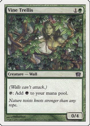 Vine Trellis (8ED-287) - 8th Edition Foil、Wizards of the Coast、kayou