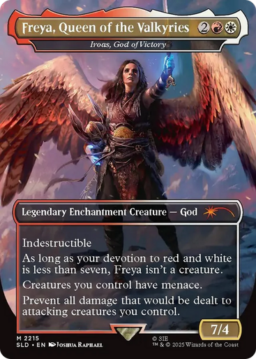 Iroas, God of Victory Freya, Queen of the Valkyries (Foil) (Secret Lair - God of War: Norse) | Secret Lair Drops、Magic: The Gathering、kayou