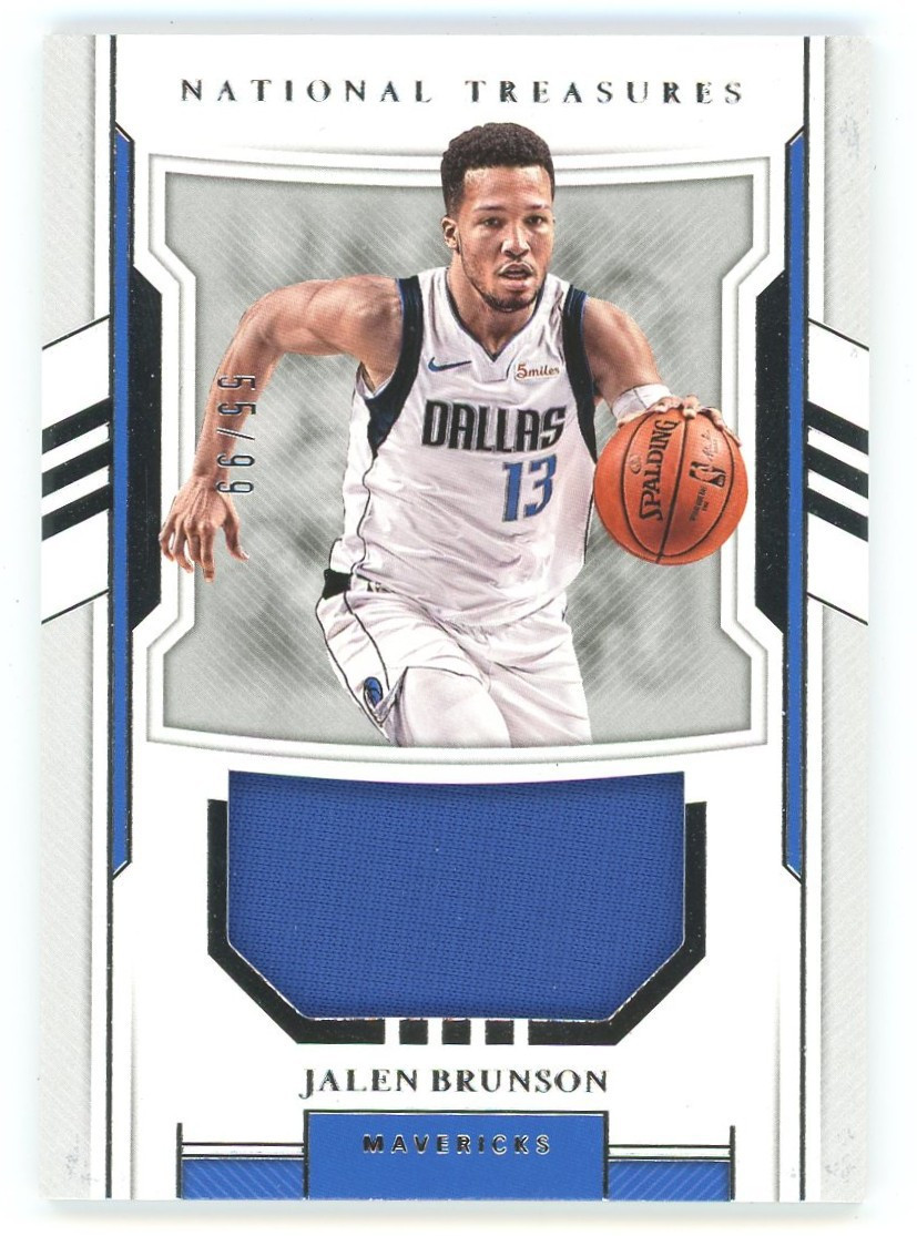 NBA 2018-19 Panini National Treasures Basketball 55/99 Jalen Brunson RM-JBR Rookie Relic、ToyWiz、kayou