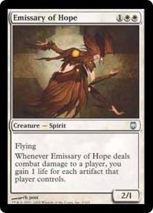 MtG Darksteel Uncommon Emissary of Hope #3 Lightly Played、ToyWiz、kayou