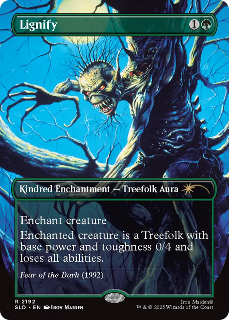Lignify (Secret Lair - Iron Maiden: Album Art) | Secret Lair Drops、Magic: The Gathering、kayou
