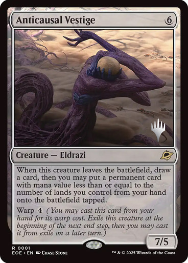 Anticausal Vestige (PRM-PP_EOE_001-ENN)、Magic: The Gathering、kayou