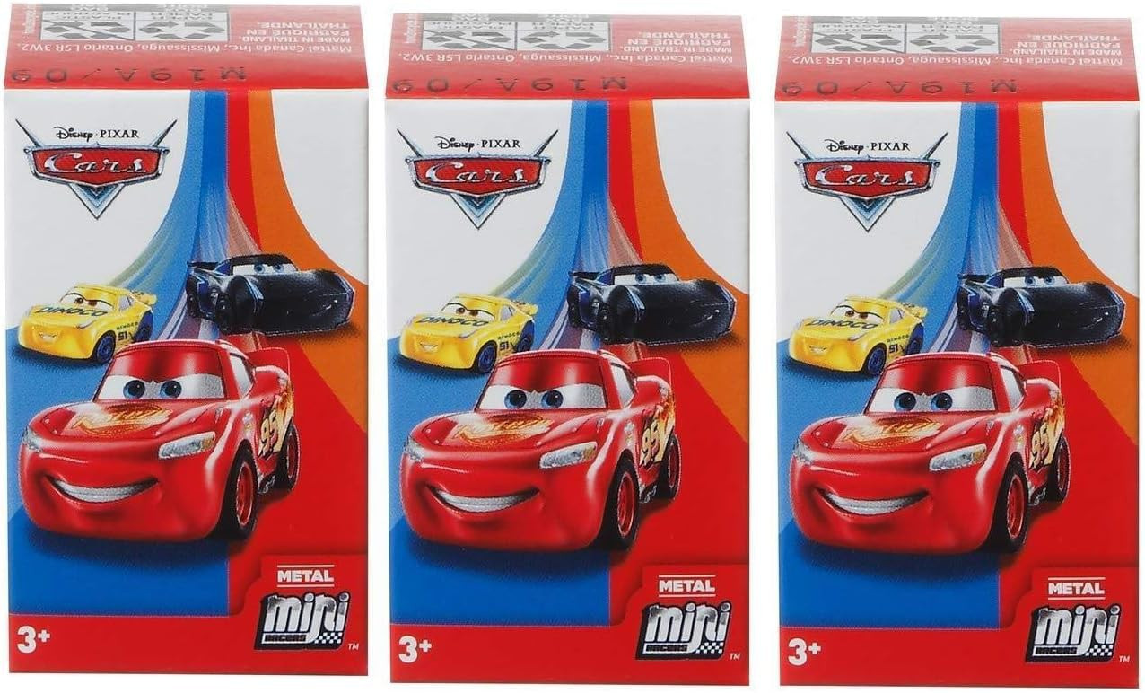 Disney Cars 3 Metal Mini Racers LOT of 3 Mystery Packs、ToyWiz、kayou