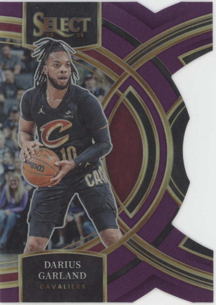 Darius Garland 2023-24 Panini Select Die-Cut Purple Prizm 09/99 #151、Collector Store LLC、kayou