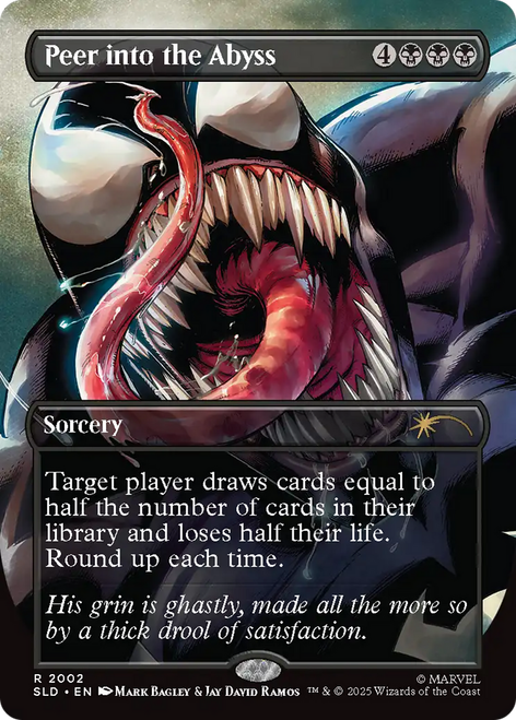 Peer into the Abyss (Foil) (Secret Lair - Marvel's Spider-Man: Venom Unleashed Colors) | Secret Lair Drops、Magic: The Gathering、kayou