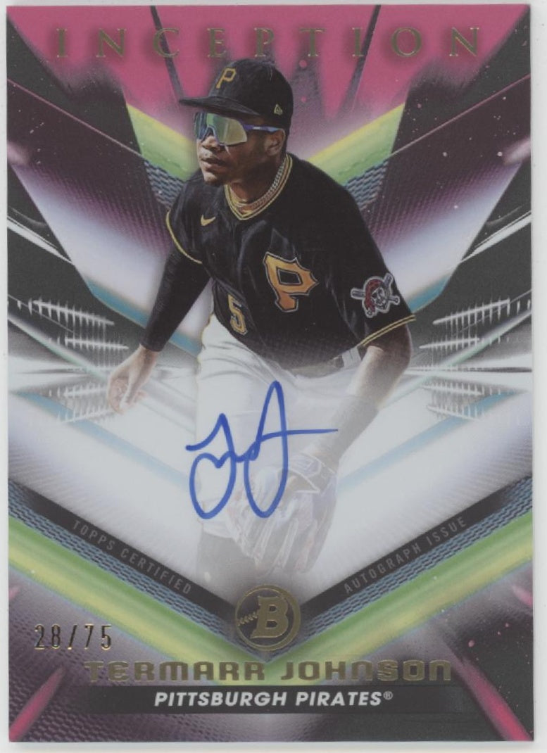 Termarr Johnson 2023 Bowman Inception Fuchsia Auto 28/75 #BPA-TJ、Collector Store LLC、kayou