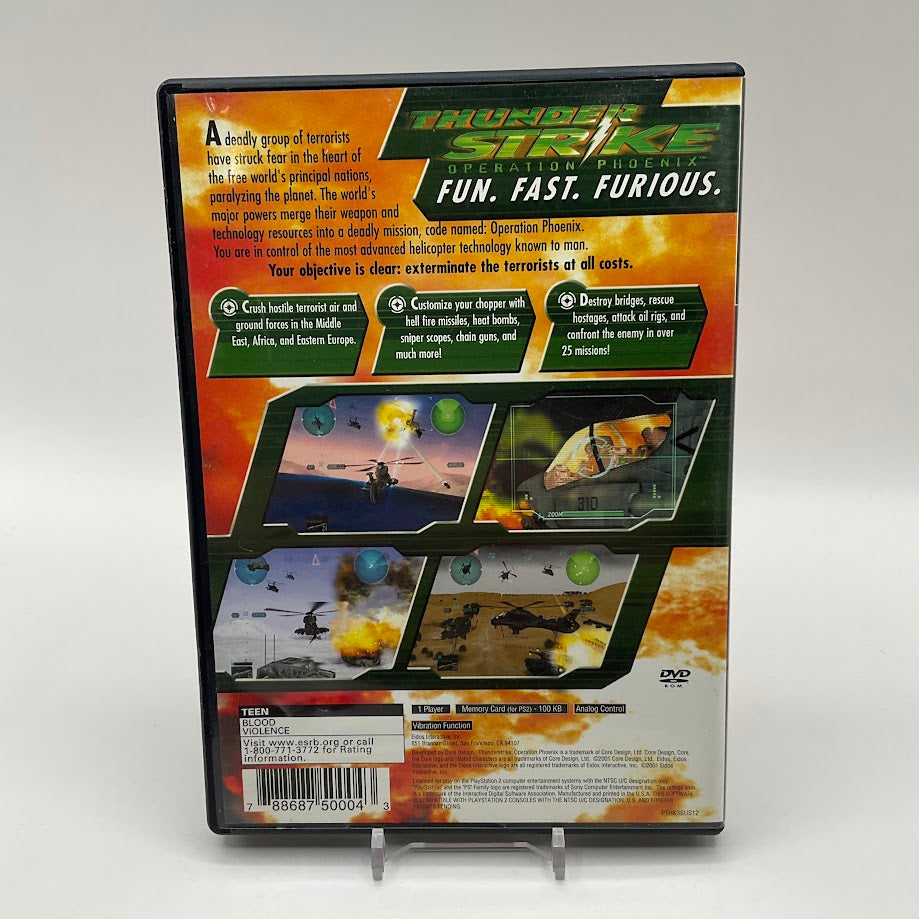Thunder Strike: Operation Phoenix Playstation 2 Used、Collector Store LLC - VG、kayou