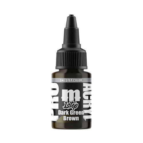 Monument Hobbies Pro Acryl 1-Step Dark Green Brown Paint、ToyWiz、kayou