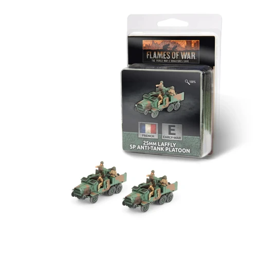 Flames of War - French: 25mm Laffly SP Anti-Tank Platoon (x2)、Gale Force Nine、kayou