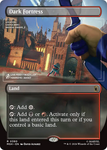 Dark Fortress (Borderless Art Foil) | Marvel Super Heroes、Magic: The Gathering、kayou