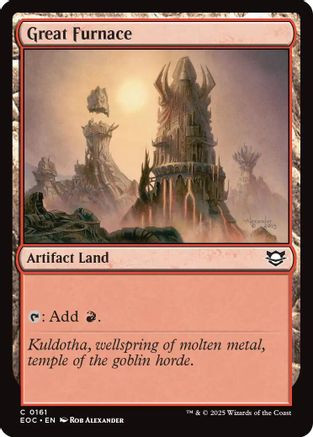 Great Furnace (EOC-161) - Commander: Edge of Eternities、Wizards of the Coast、kayou