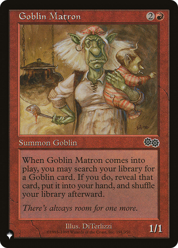 Goblin Matron (USG) (LIST-191/350) - The List、Wizards of the Coast、kayou