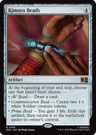 Kimoyo Beads (Surge Foil) (MSC-109) - Commander: Marvel Super Heroes Foil、Wizards of the Coast、kayou