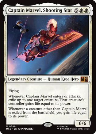 Captain Marvel, Shooting Star (MSC-589) - Commander: Marvel Super Heroes、Wizards of the Coast、kayou
