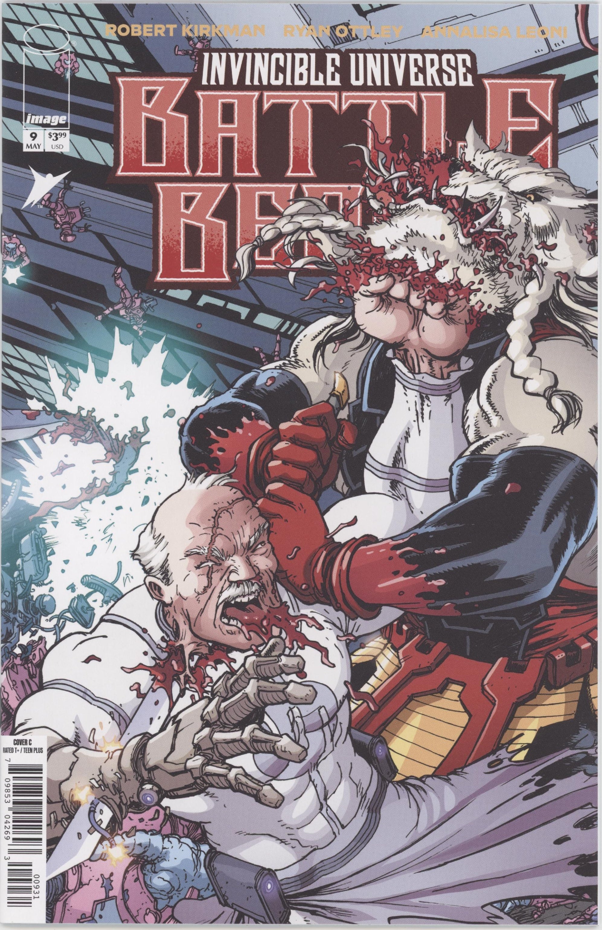 Invincible Universe Battle Beast #9 Cover C 1 in 10 Chris Burnham & Brian Reber Variant、Image Comics、kayou