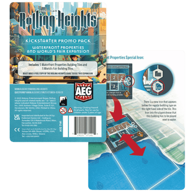 Rolling Heights: Waterfront Properties and World's Faire Mini-Expansion - Kickstarter Promo (Add to cart to see price)、Alderac Entertainment Group、kayou