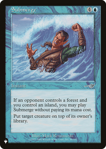 Submerge (LIST-48/143) - The List、Wizards of the Coast、kayou
