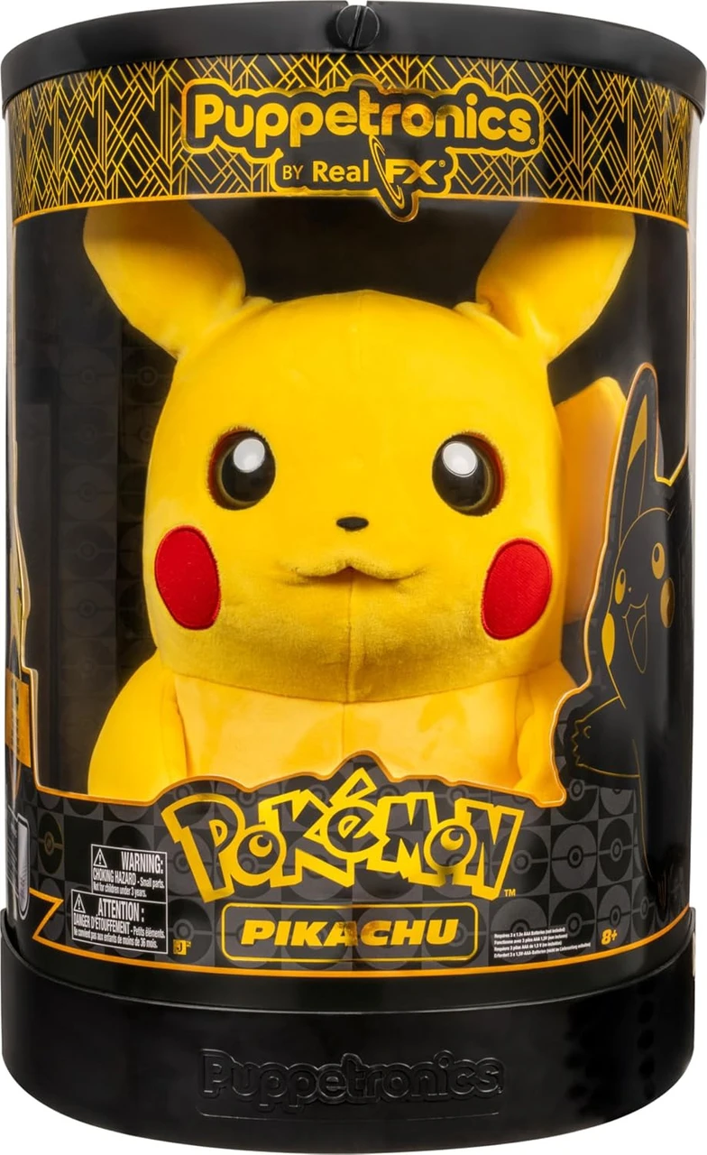 Pokemon Puppetronic RealFX Pikachu 16-Inch Feature Plush 120+ Animations、ToyWiz、kayou