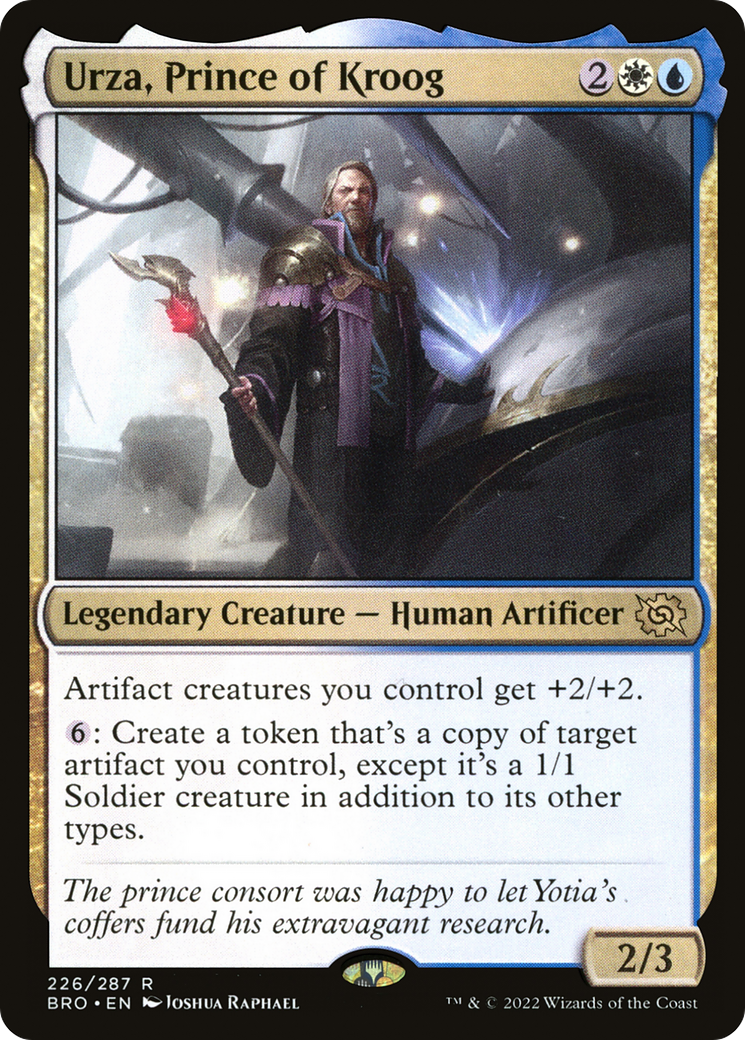 Urza, Prince of Kroog - The Brothers' War Foil (MP)、Wizards of the Coast、kayou