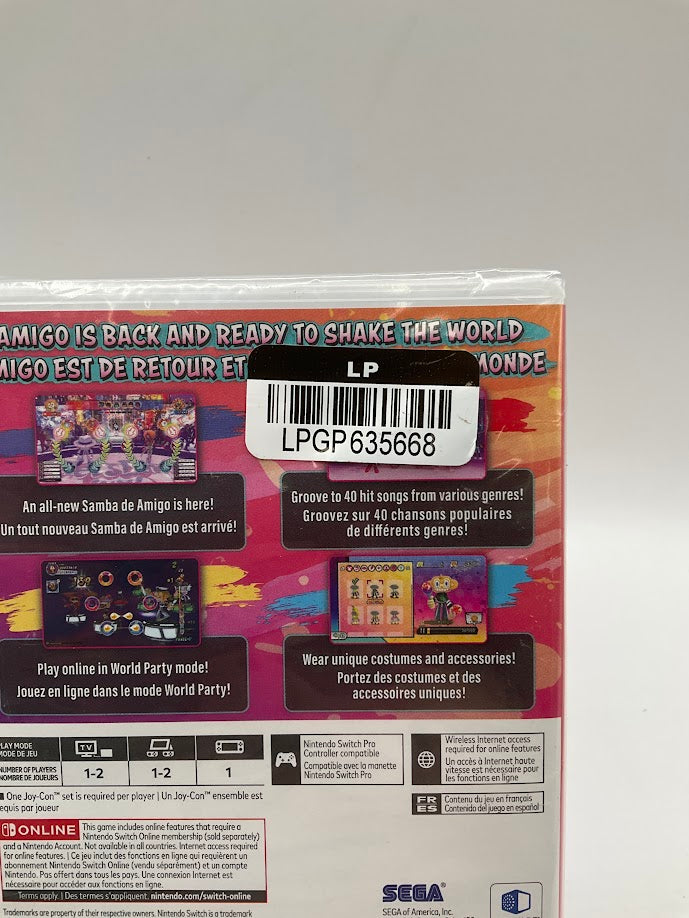 Samba de Amigo: Party Central Nintendo Switch Sealed、Collector Store LLC - VG、kayou