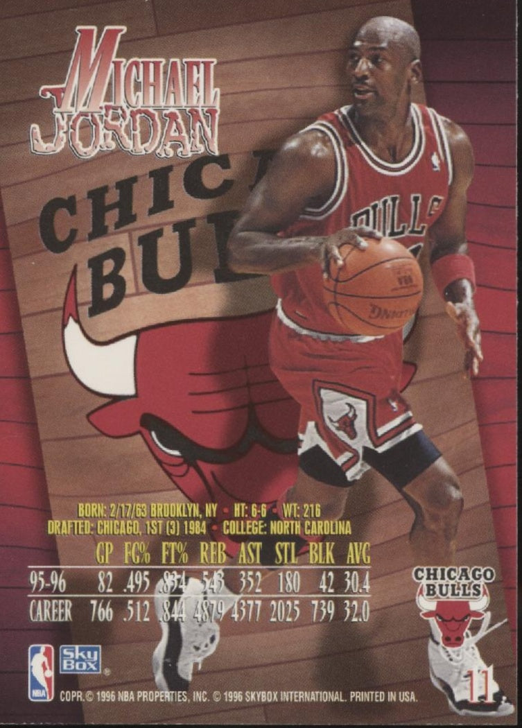 Michael Jordan 1996-97 Skybox Z Force #11、Collector Store LLC、kayou