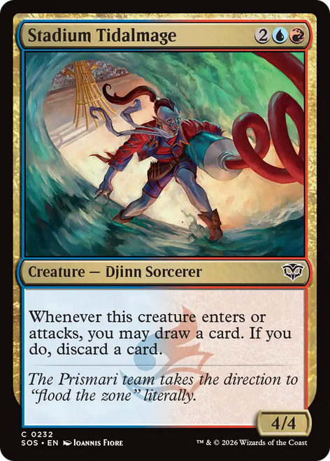 Stadium Tidalmage (Foil) | Secrets of Strixhaven、Magic: The Gathering、kayou