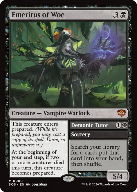 Emeritus of Woe // Demonic Tutor (Foil) | Secrets of Strixhaven、Magic: The Gathering、kayou