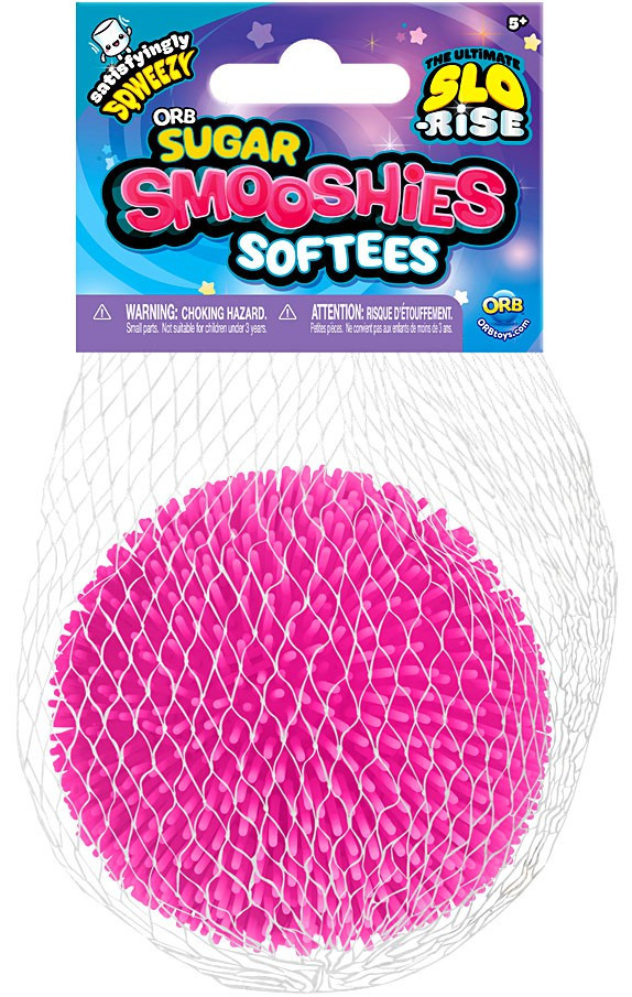 Sugar Smooshies Softees PINK Squishy Toy Ultimate Slo-Rise, Satisfyingly Sqweezy!、ToyWiz、kayou