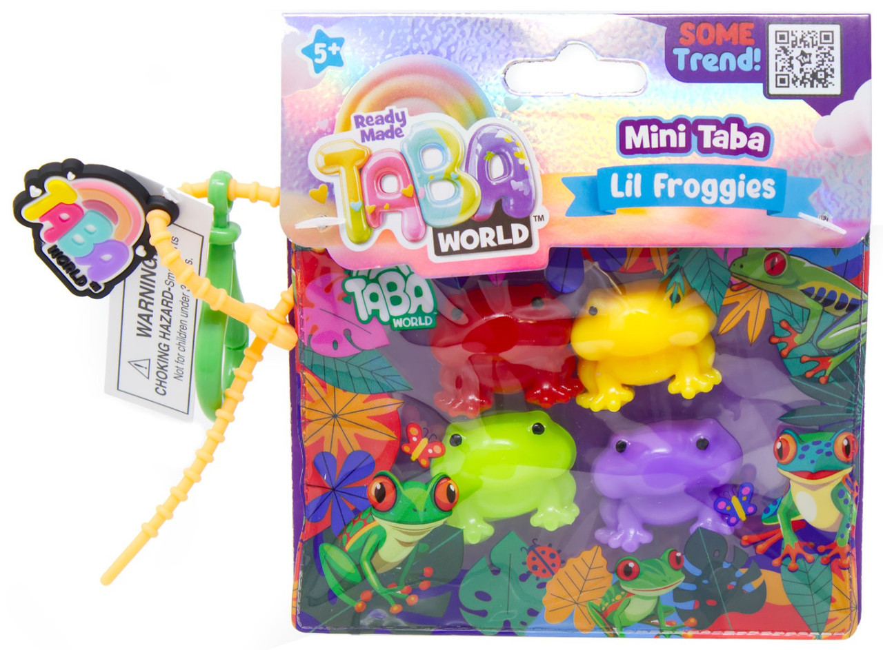 Taba World Mini Taba Lil Froggies Mini Squeeze Toy 4-Pack、ToyWiz、kayou