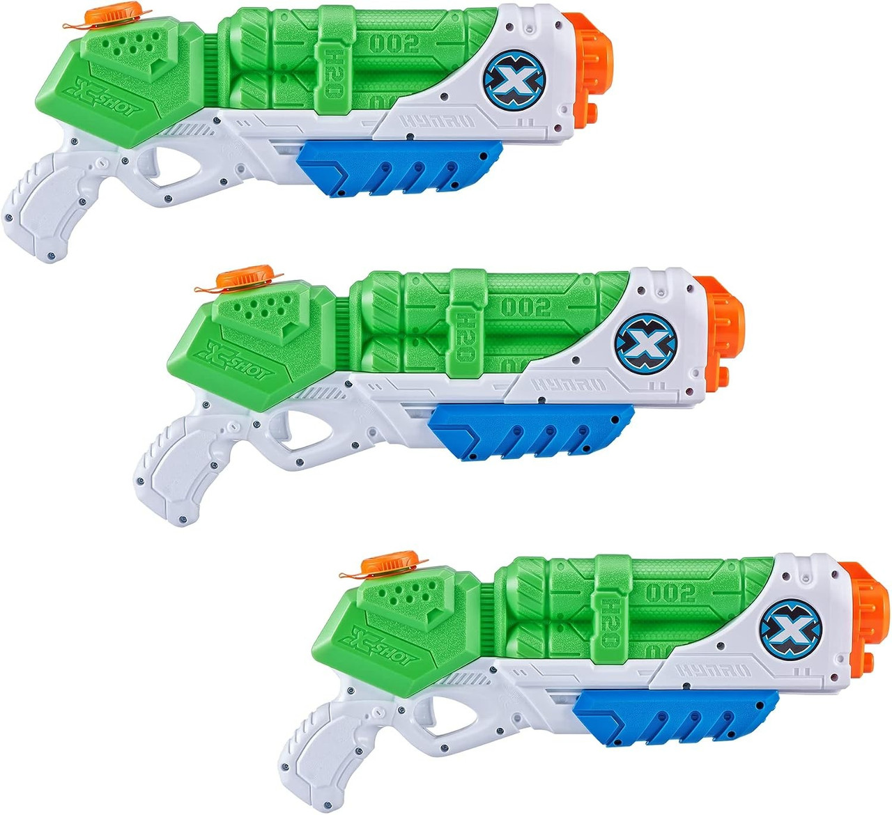 X-Shot Typhoon Thunder Water Blaster 3-Pack Boxed、ToyWiz、kayou