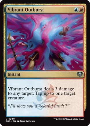 Vibrant Outburst (SOS-240) - Secrets of Strixhaven、Wizards of the Coast、kayou