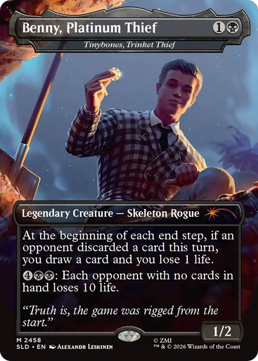 Tinybones, Trinket Thief Benny, Platinum Thief (Secret Lair - Fallout: Welcome to New Vegas) | Secret Lair Drops、Magic: The Gathering、kayou